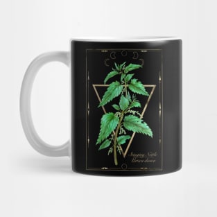 Stinging Nettle. Witchy herbs Mug